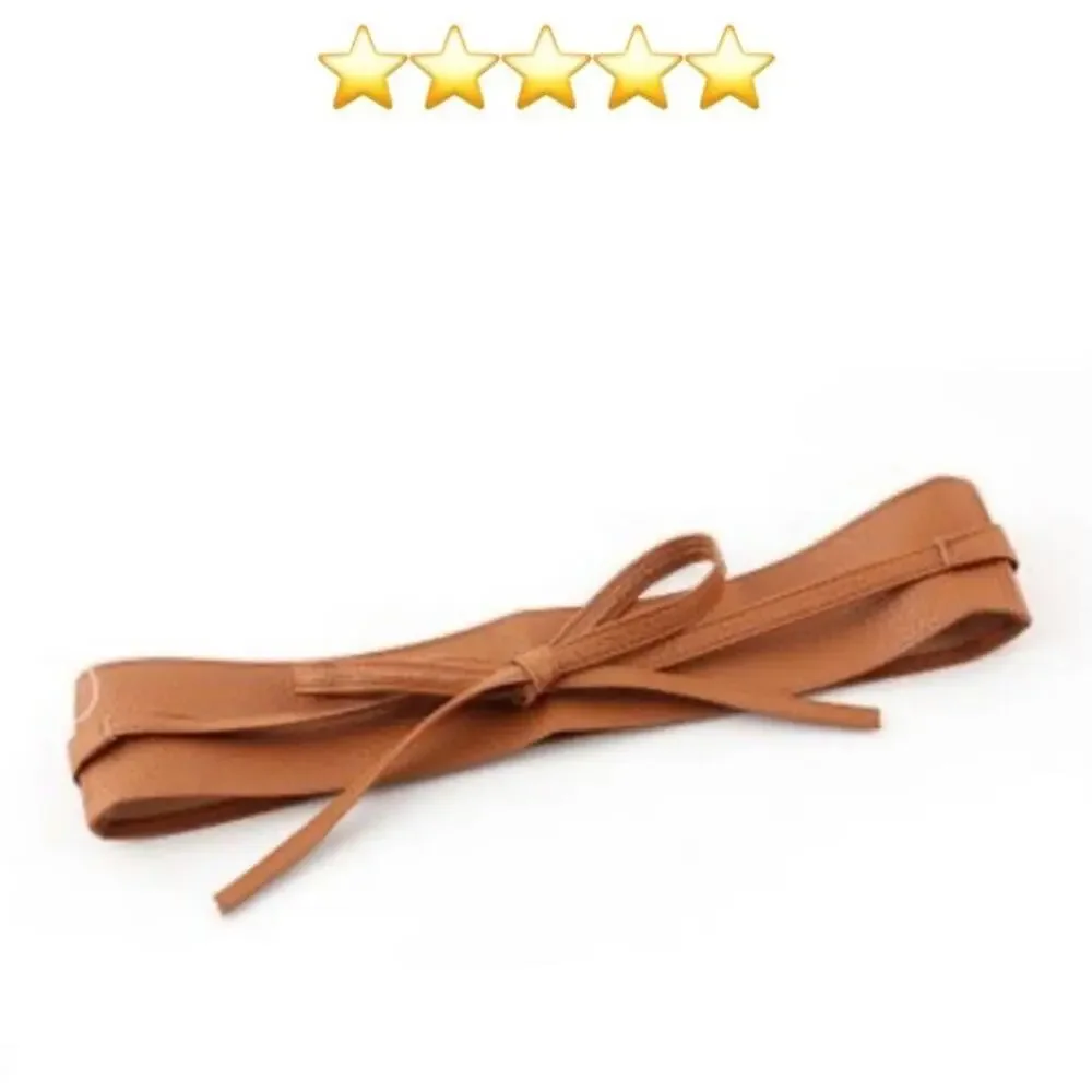 2/$30 Obi Belt Wide Wrap Around Waist Boho Gypsy Self Tie Camel Cinched Corset